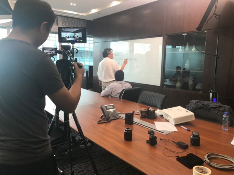 Corporate video shooting